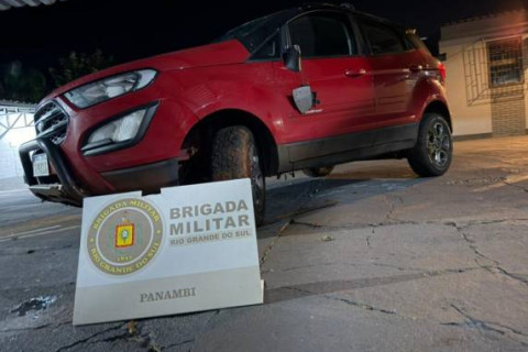 Assaltantes presos em Santa Bárbara do Sul após praticarem roubo de veículo em Panambi