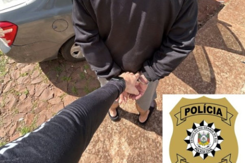 Polícia Civil prende suspeito de tráfico de drogas e extorsão que atuava em Horizontina