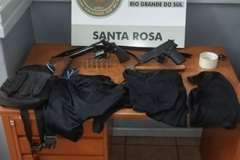 BRIGADA MILITAR PRENDE TRÊS HOMENS E RECUPERA VEÍCULO ROUBADO EM HORIZONTINA