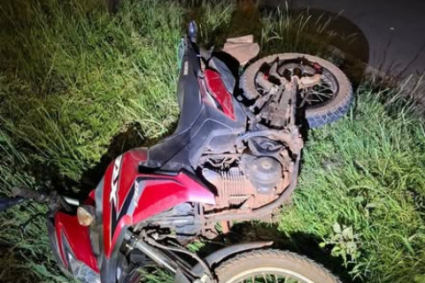 Acidente de trânsito no trevo do Posto 44, em Ijuí