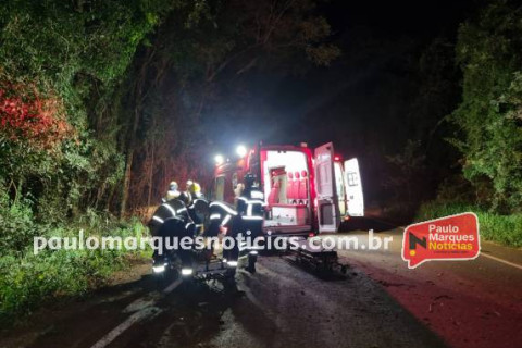 Condutor é ejetado após saída de pista na RS-342, em Independência