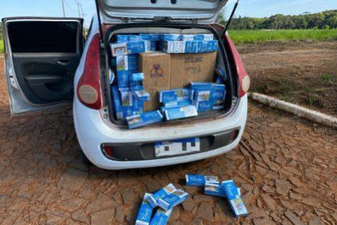 Homem é preso com mais de 22 mil maços de cigarros contrabandeados em São José do Inhacorá