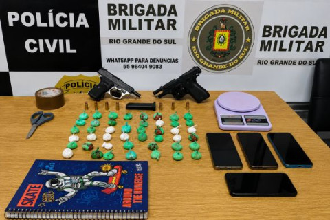 Ação conjunta da Polícia Civil e da Brigada Militar prende mãe e filho por tráfico de drogas em Independência