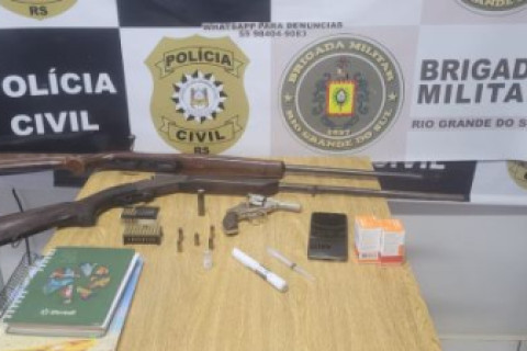Polícia apreende canetas emagrecedoras e armas durante operação em São José do Inhacorá