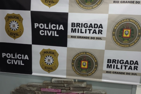Polícia prende indivíduo e apreende 52 kg de drogas em Três Passos