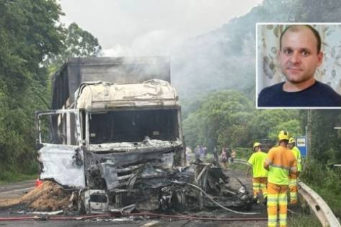 Homem morre em grave colisão entre carro e caminhão na BR-386, em Marques de Souza