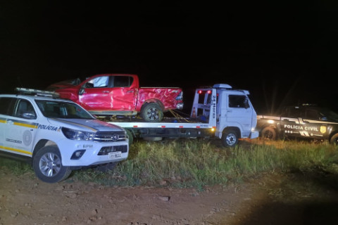 Brigada Militar e Polícia Civil recuperam veículo furtado e apreendem cigarros de origem estrangeira em Crissiumal