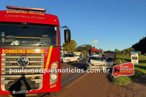 Acidente na RS-344 deixa casal ferido em Giruá