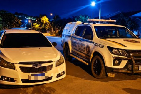 Brigada Militar apreende veículo durante Operação Convergência em Horizontina